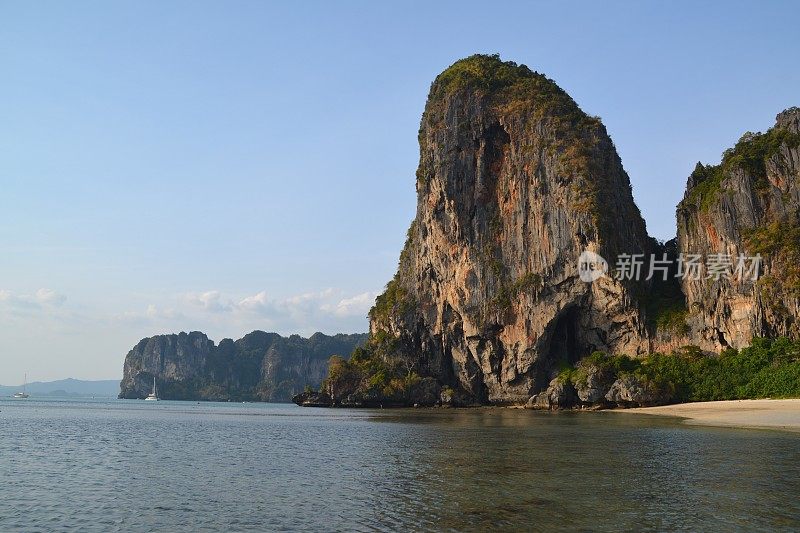 泰国甲米海岸，Phra nang海滩